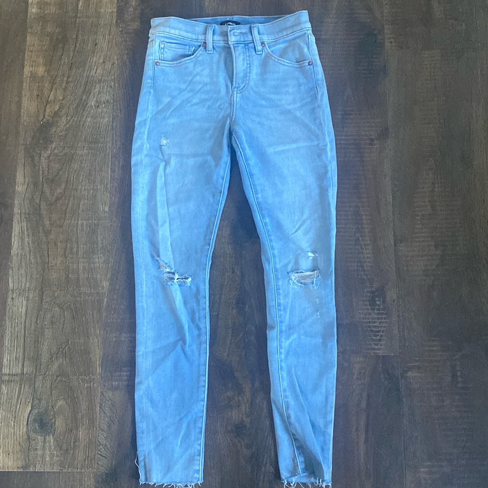 Express Mid-Rise Skinny Jeans